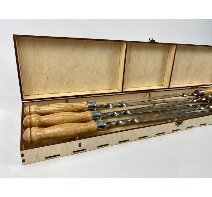 Подарунковий набір "Вуд" у кейсі з фанери