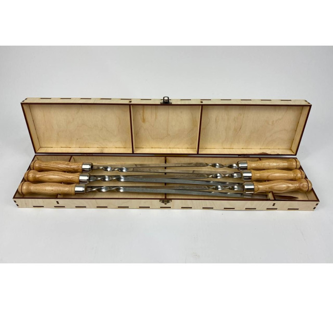 Подарунковий набір "Вуд" у кейсі з фанери