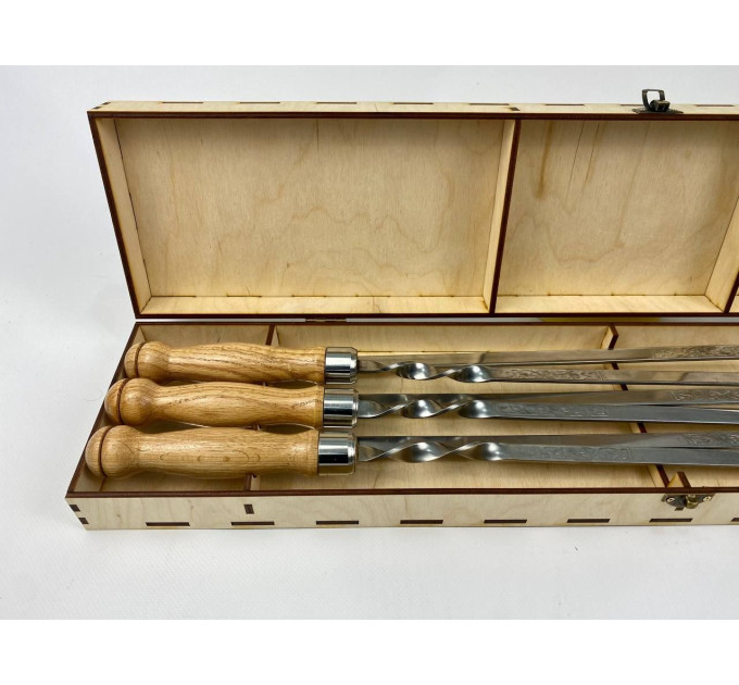 Подарунковий набір "Вуд" у кейсі з фанери