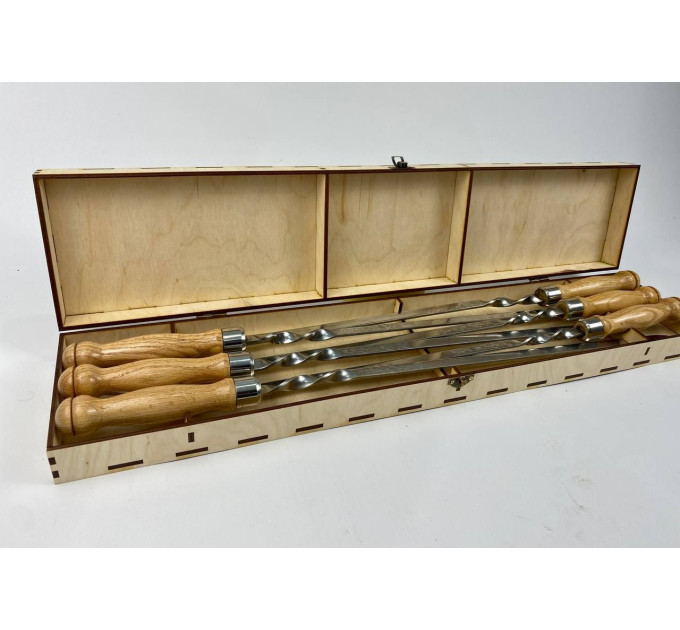 Подарунковий набір "Вуд" у кейсі з фанери