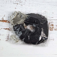 Наручники меховые без коробки (черные)