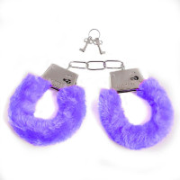 Наручники меховые (фиолетовые)