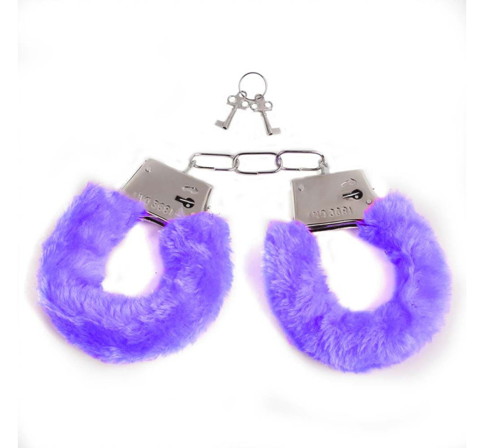 Наручники хутряні (фіолетові)