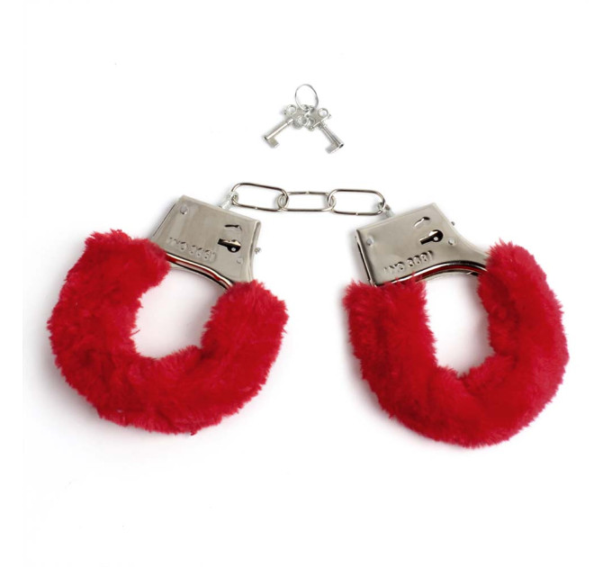 Наручники меховые (красные)