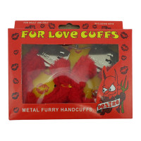 Наручники меховые (красные)