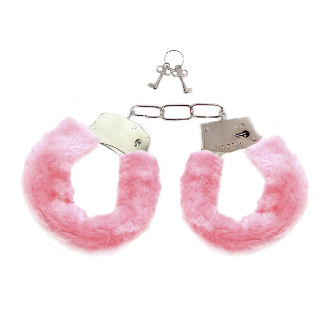 Наручники меховые (розовые)