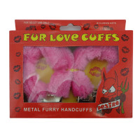 Наручники меховые (розовые)