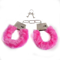 Наручники меховые (розовые)