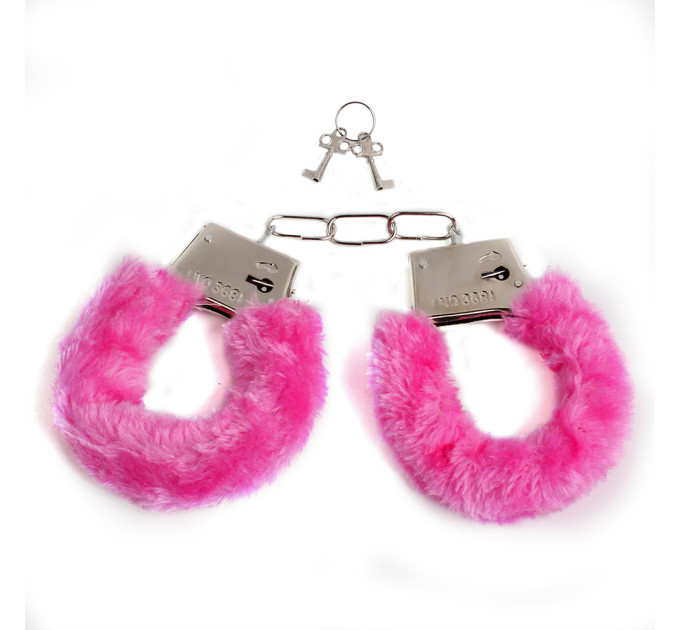 Наручники меховые (розовые)