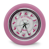Настенные часы Камасутра большие (розовый) Настенные часы Камасутра большие (розовый)