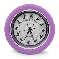Настенные часы Камасутра большие (сиреневый) Настенные часы Камасутра большие (сиреневый)