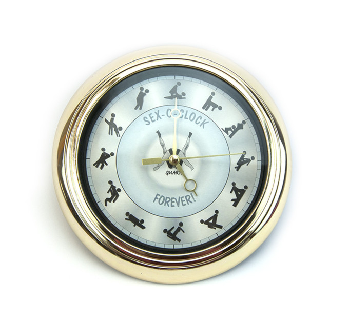 Настенные часы Камасутра маленькие (золото с черным)