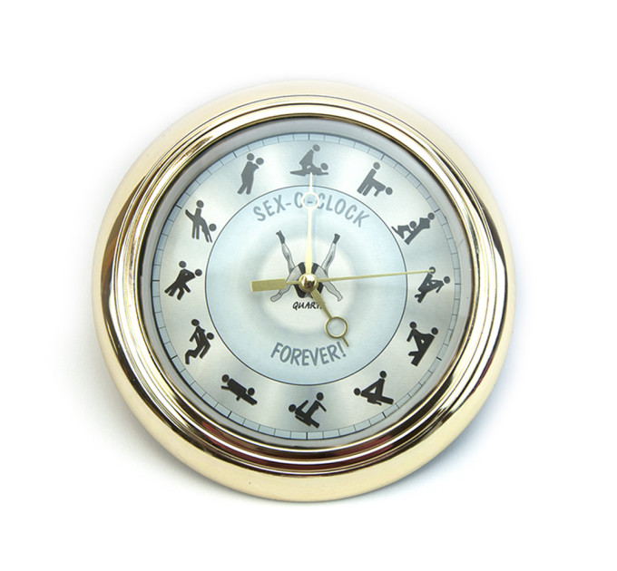 Настенные часы Камасутра маленькие (золото с черным)