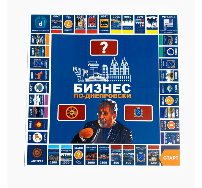 Настольная игра БИЗНЕС ПО-ДНЕПРОВСКИ (рус.)