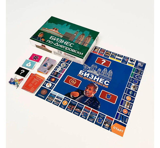 Настольная игра БИЗНЕС ПО-ДНЕПРОВСКИ (рус.)