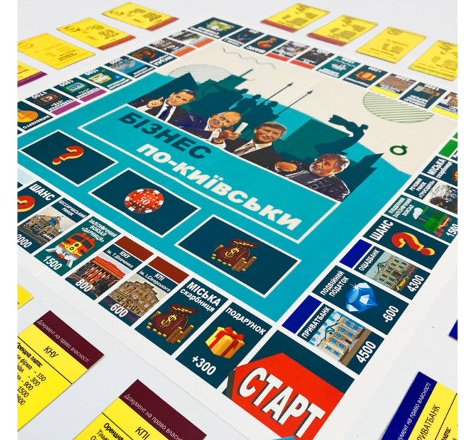 Настольная игра БІЗНЕС ПО-КИЇВСЬКИ (укр.)