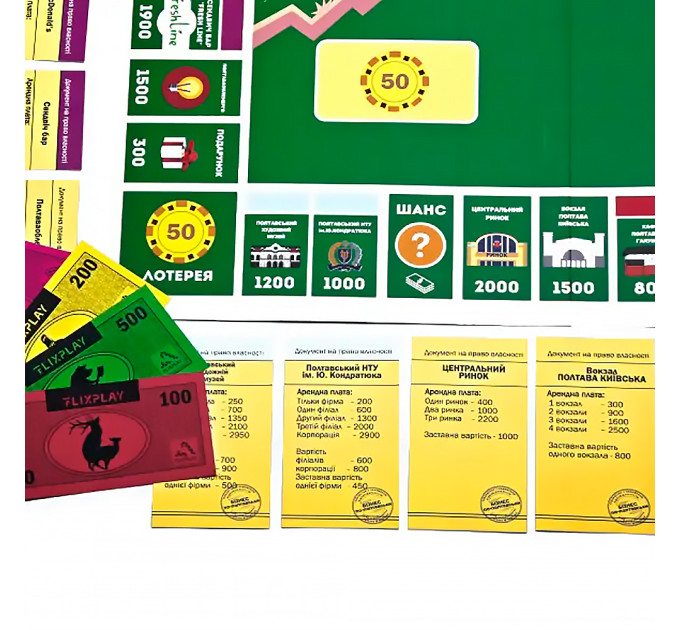 Настольная игра БІЗНЕС ПО-ПОЛТАВСЬКИ (укр.)