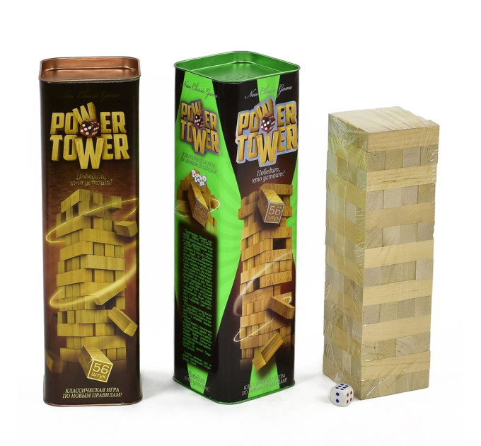 Настольная игра ДЖЕНГА POWER TOWER