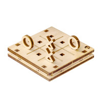 Настольная игра из дерева Крестики нолики №2