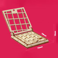 Настольная игра из дерева Пятнашки