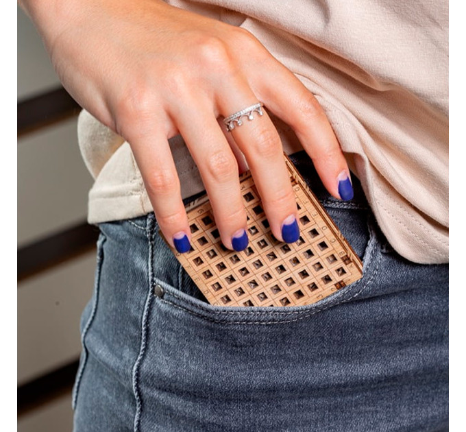 Настольная игра из дерева Шашки