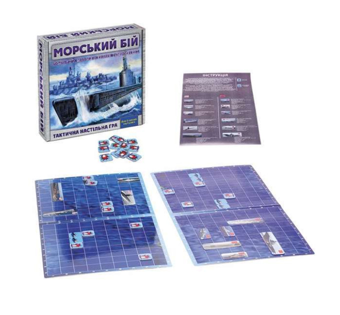 Настольная игра МОРСКОЙ БОЙ (рус.)