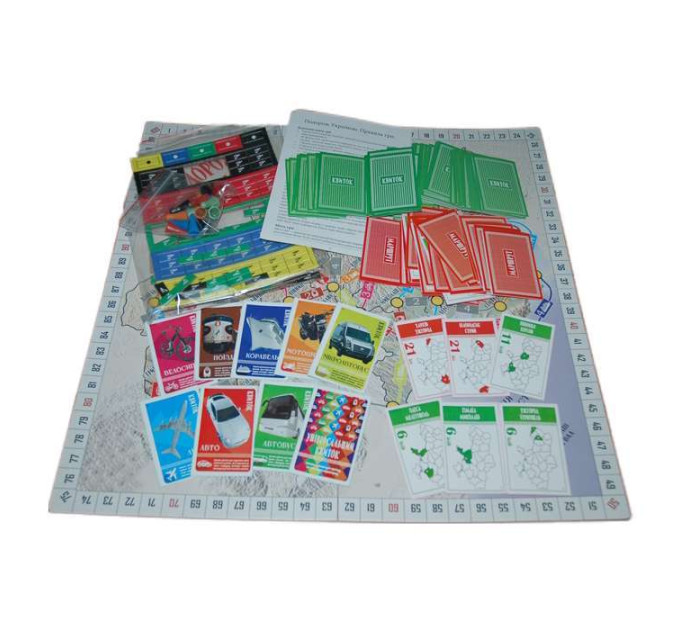 Настільна гра ПОДОРОЖ УКРАЇНОЮ