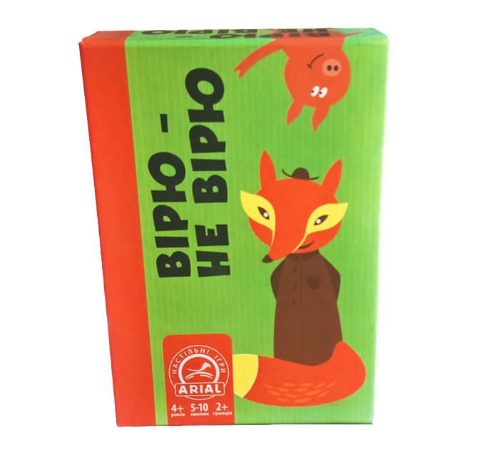 Настольная игра ВЕРЮ - НЕ ВЕРЮ (укр.)