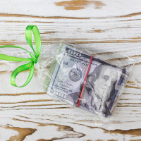 Оригинальная подарочная Пачка долларов из мыла 12632 Оригинальная подарочная Пачка долларов из мыла 12632