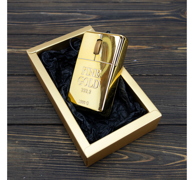 Оригинальный подарок Золотой слиток компьютерная мышь 12683