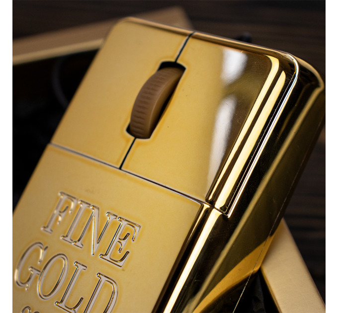 Оригинальный подарок Золотой слиток компьютерная мышь 12683