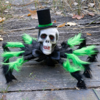 Паук готический Арахаус 45 см 12904 (черный с зеленым) Паук готический Арахаус 45 см 12904 (черный с зеленым)