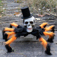 Паук готический Арахаус 45 см 12906 (черный с оранжевым) Паук готический Арахаус 45 см 12906 (черный с оранжевым)