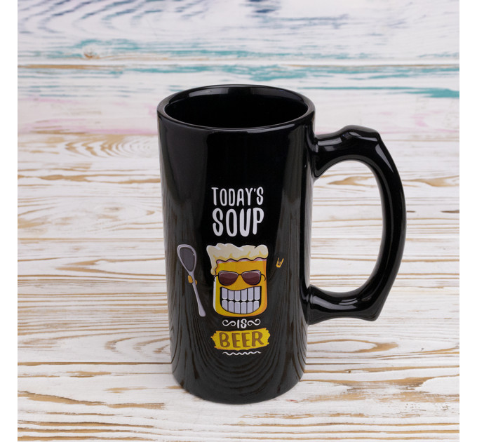 Пивний кухоль Today's soup BEER 12724