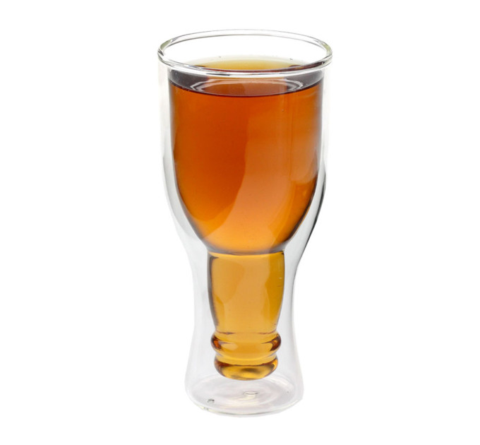 Пивной Бокал с двойными стенками Бутылка