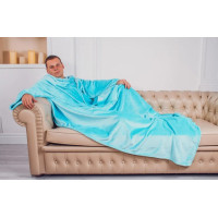 Плед с рукавами из микрофибры, 200х150 см (ментоловый) Плед с рукавами из микрофибры, 200х150 см (ментоловый)