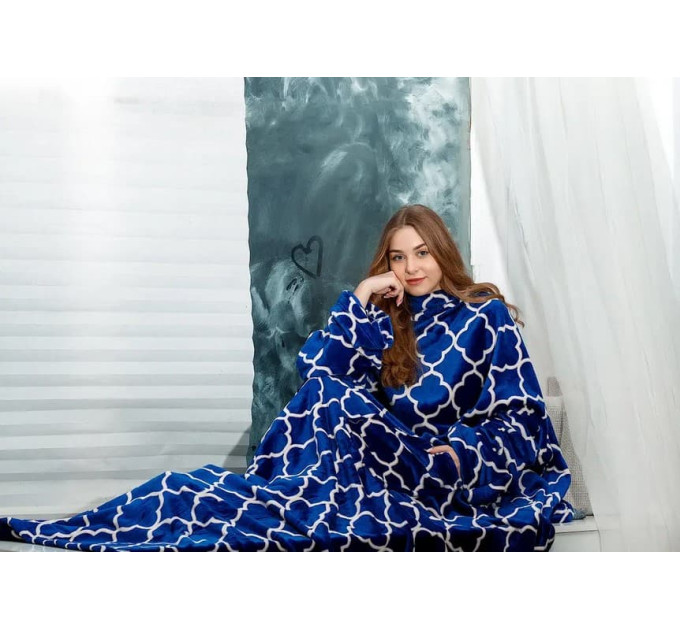 Плед із рукавами з мікрофібри, 200х160 см (Візантія)