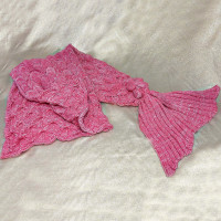 Плед акриловый Русалка розовый 81337 S