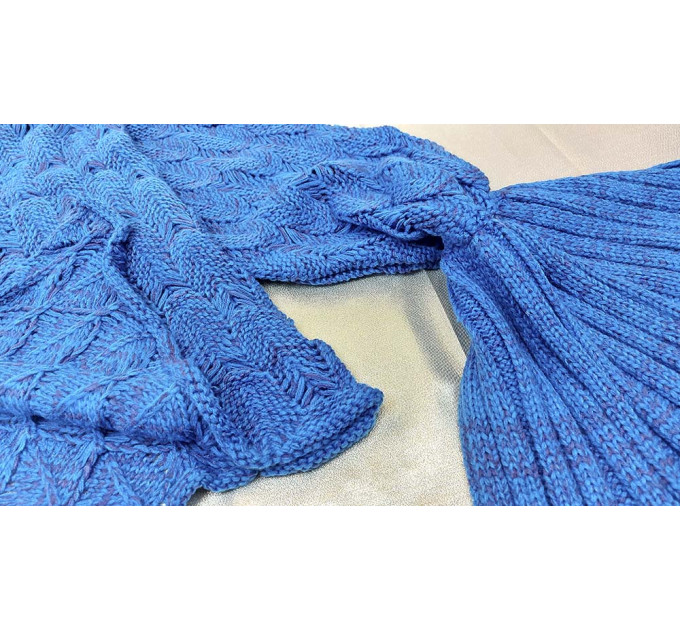 Плед акриловий Русалка синій 81337