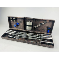 Подарочный набор на 18 предметов в кейсе из фанеры