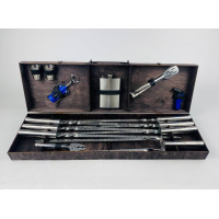 Подарочный набор на 18 предметов в кейсе из фанеры