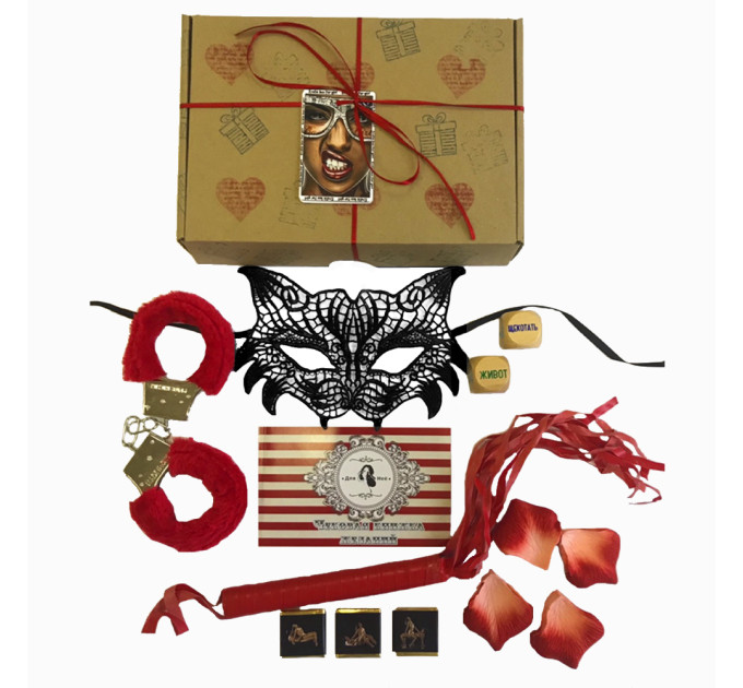 Подарочный эротический набор 18+ ДЛЯ НЕЕ 8147