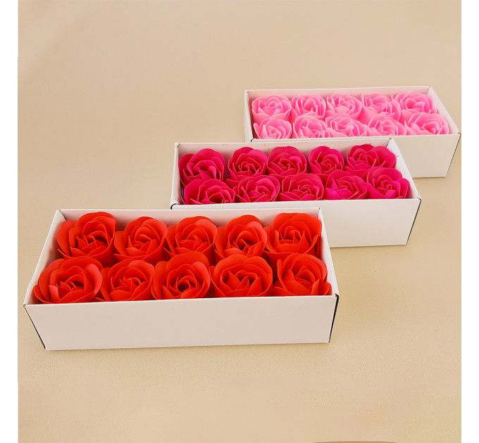 Бутони троянд з мила (малиновий)