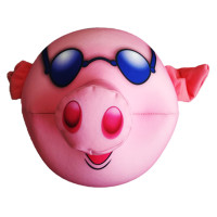 Подушка для путешествий-трансформер Свинка на пляже