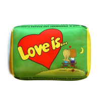 Подушка love (зеленая)