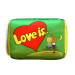 Подушка love (зелена)