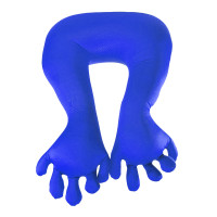 Подушка чоловіче плече (синє)