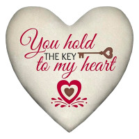 Подушка сердце Ключ к сердцу 15L099