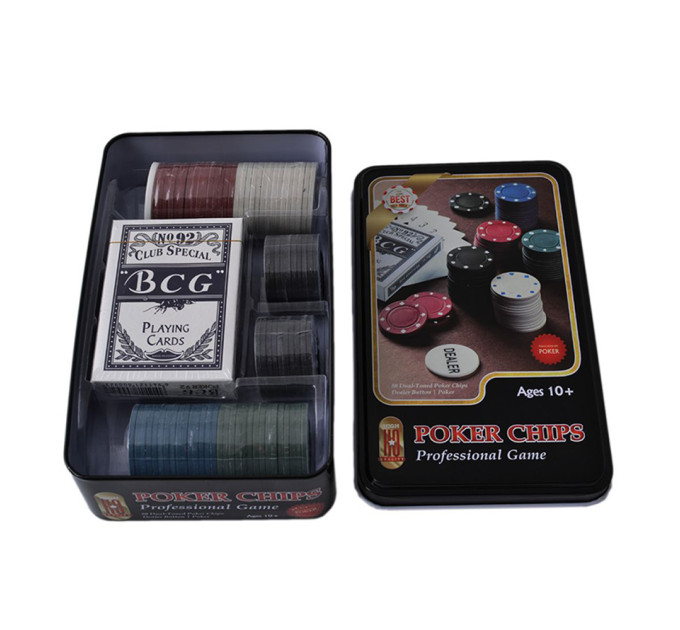 Покерный набор на 80 фишек и карты