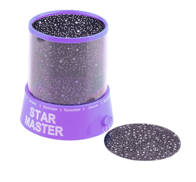 Проектор нічник Зоряне Небо (фіолетовий)